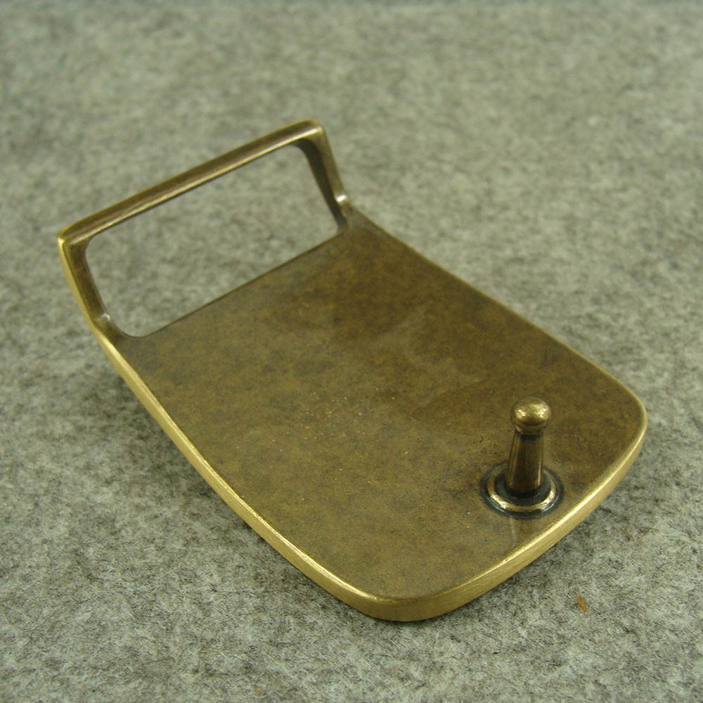 Solid Brass “ Eagle ” rectangle Belt Buckles 1.5&Prime; Plate Pin western Buckle Z336