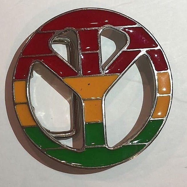 music & peace sign belt buckle party buckle dj belt buckle westren cowboy