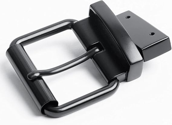 1.5&Prime; (40mm) Reversible Belt Buckle Replacement Belt Buckle Black