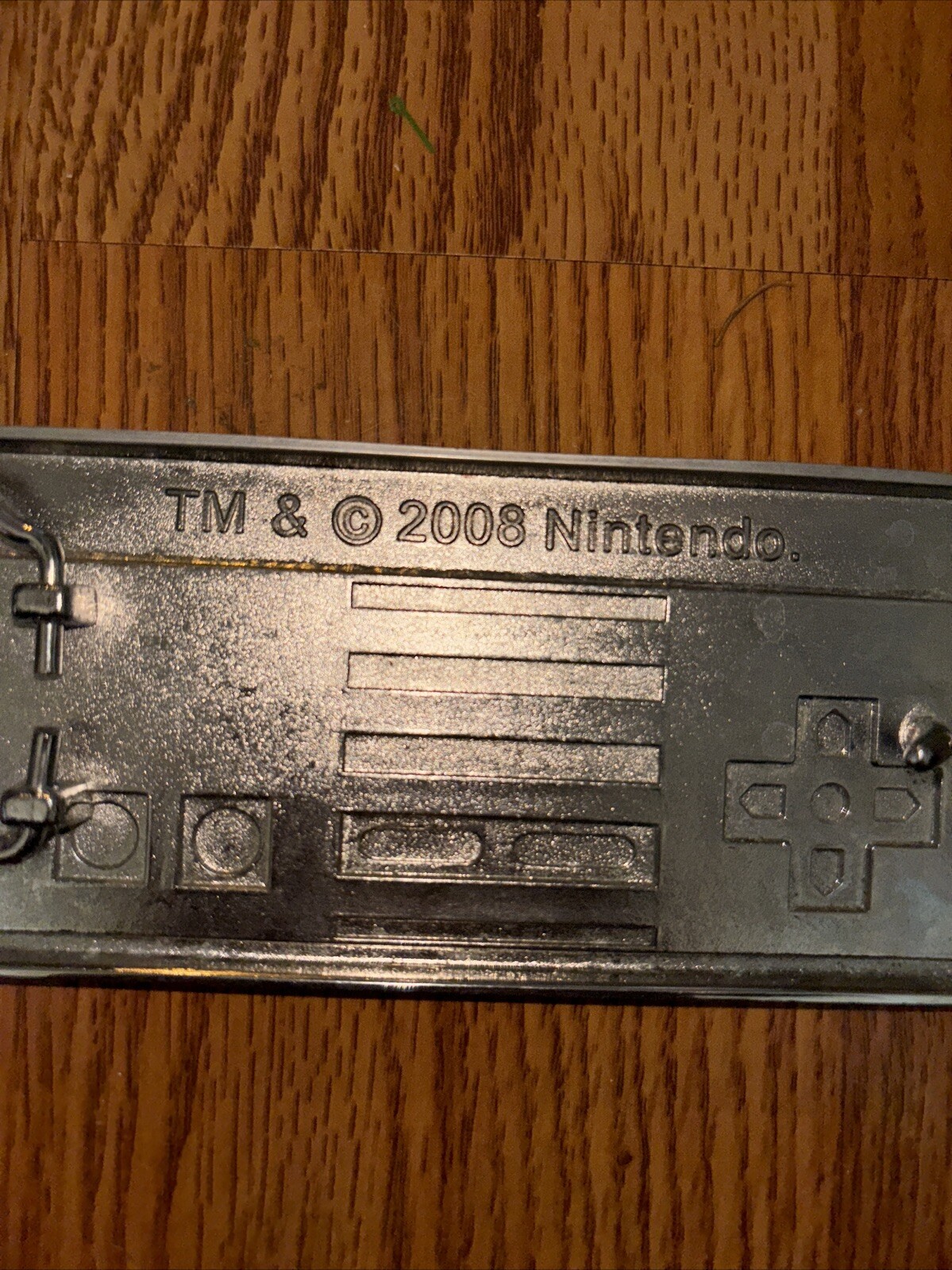 Nintendo NES Video Game Controller Figural Old School Gamer 2008 Belt Buckle