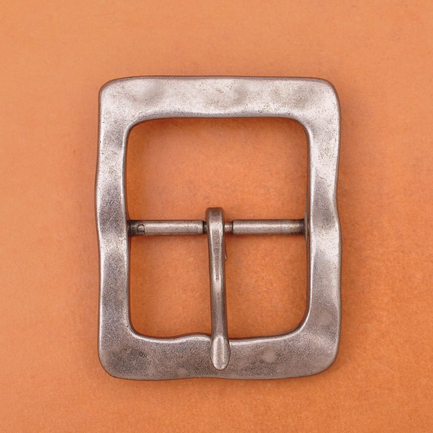 Heavy Duty Solid Antique Silver Center Bar Belt Buckle Fits 1-1/2&Prime; Leather Belts