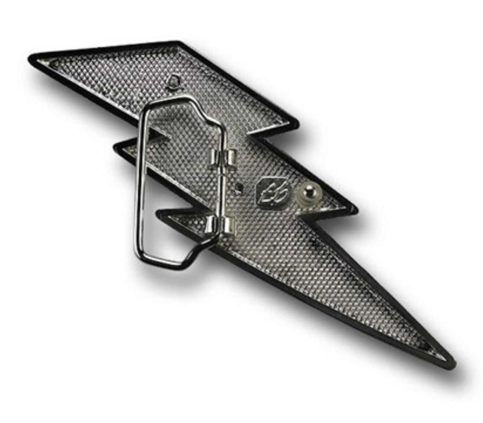 Lightning Bolt Belt Buckle Flash Silver Metal New Men Women Western Rodeo Cowboy