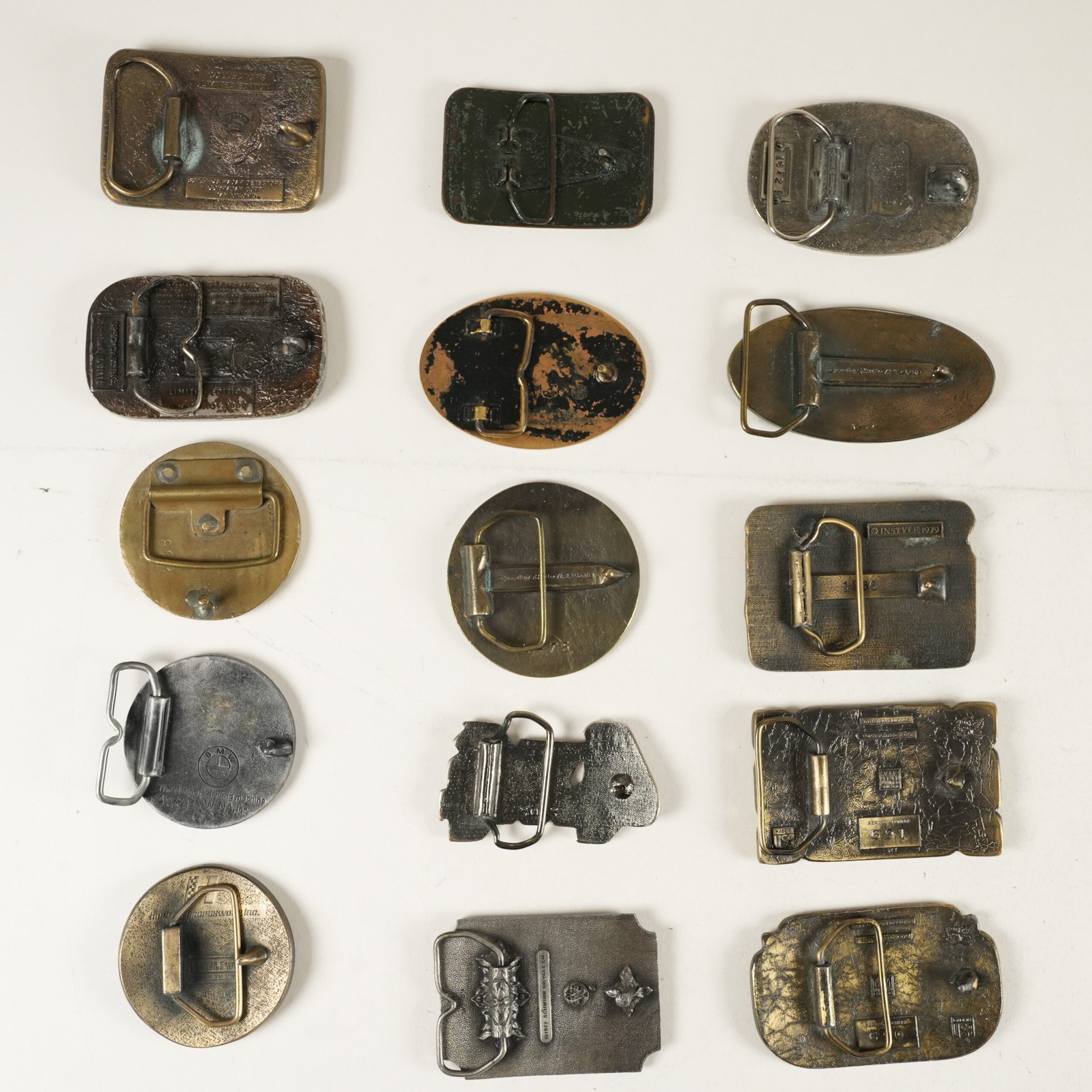 15x Vintage & Modern Belt Buckles Transportation Themed 32312