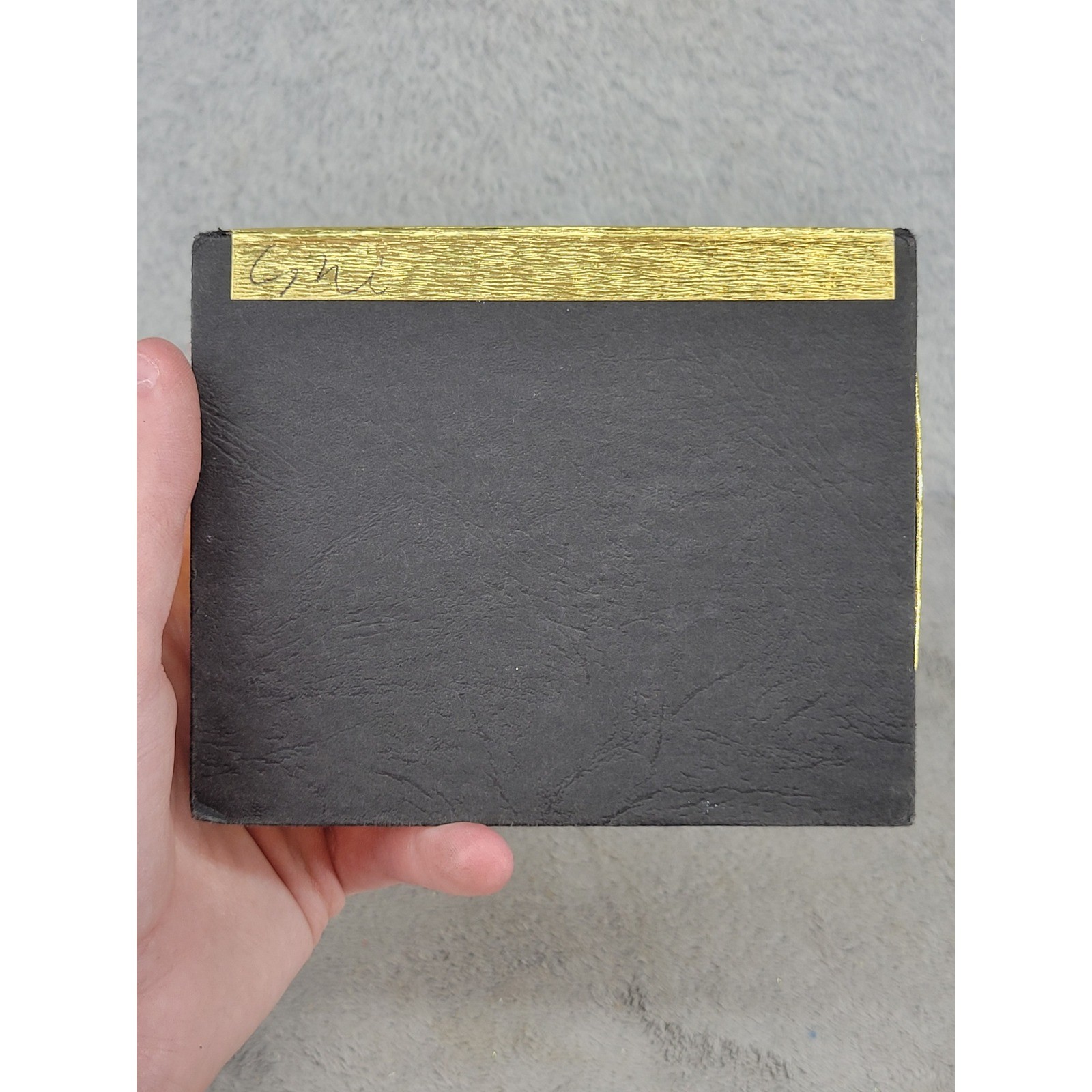 Tony Lama Mississippi State Seal Belt Buckle Solid Brass Vintage Gold Tone Box