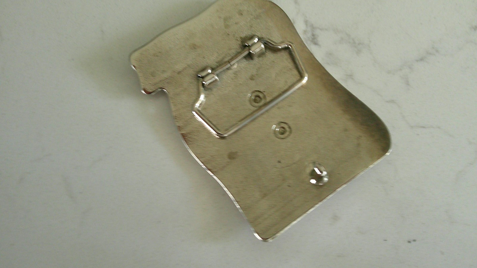 VTG. American Flag Stars & Stripes Metal Belt Buckle