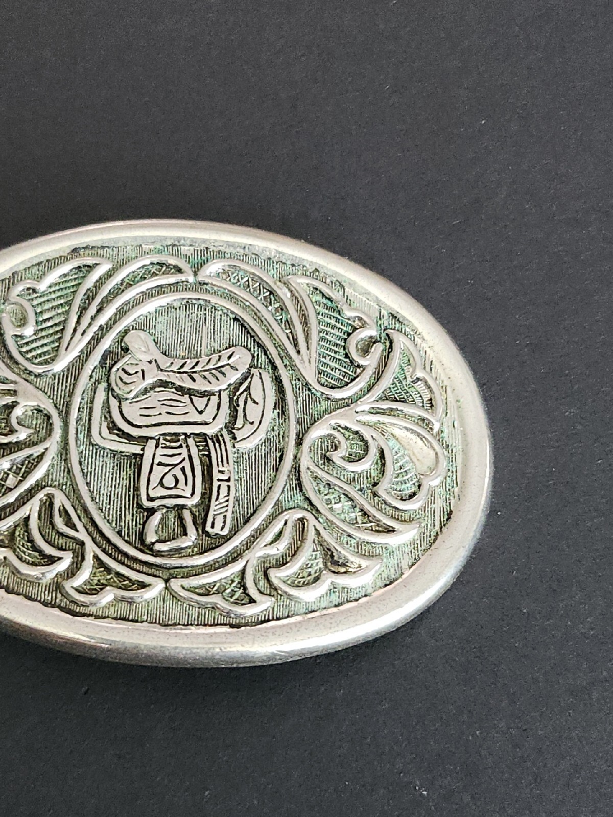 VINTAGE Avon Horse Saddle Western Belt Buckle 80s