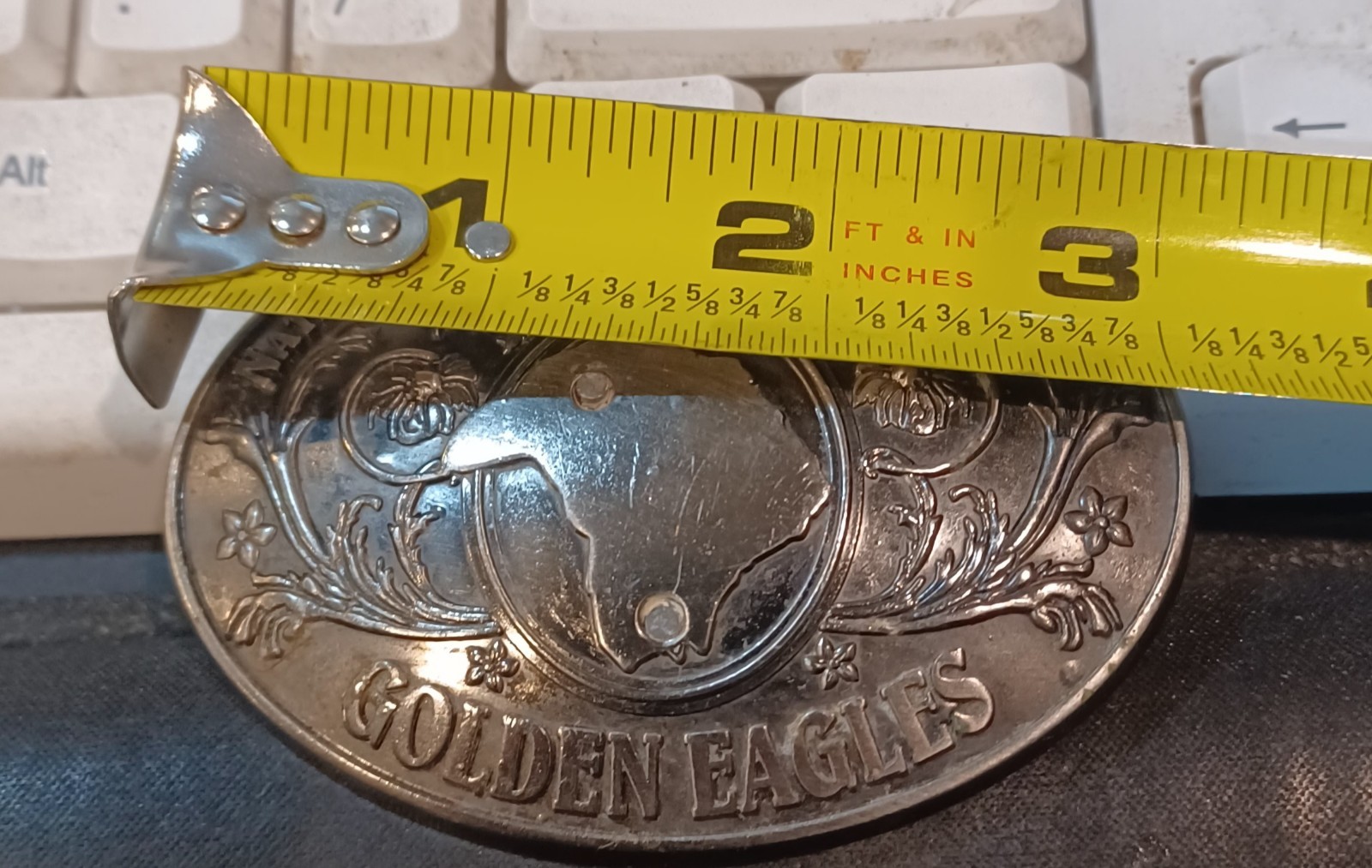 NRA Belt Buckle Golden Eagles