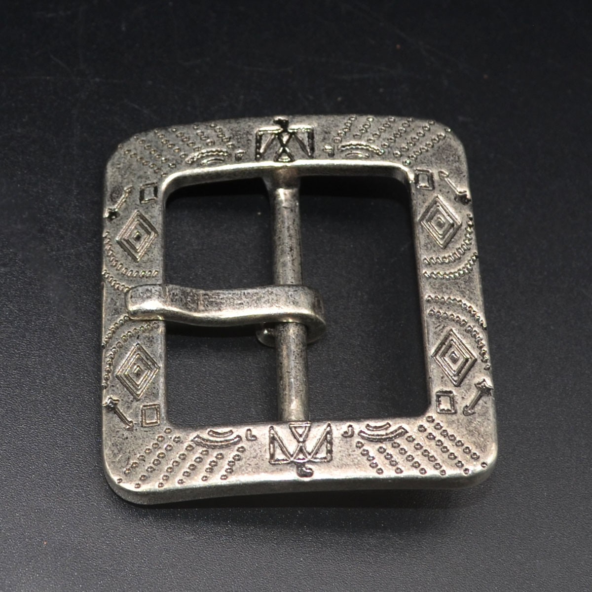 Solid White Copper Eagle Totem Men&rsquo;s Belt Buckle. (Belt Not Included)