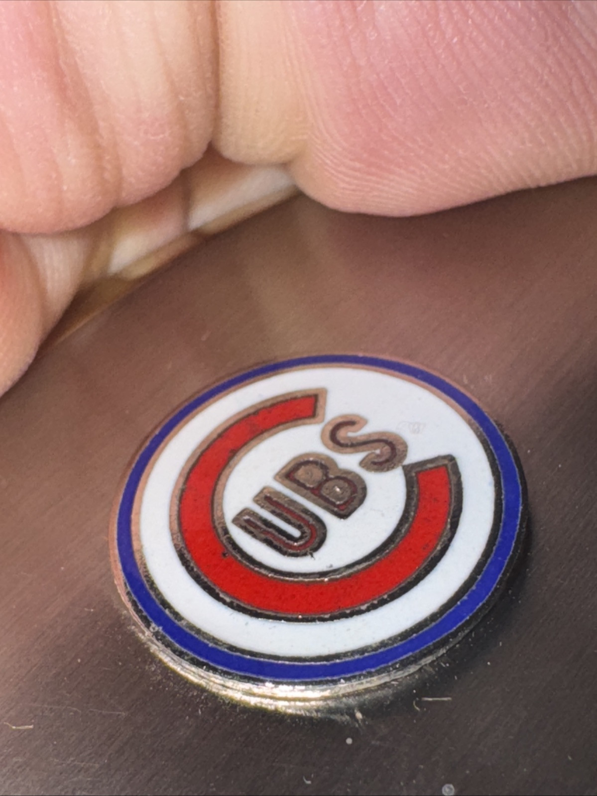 Vintage Cubs Baseball Gold Belt Buckle Rare Free Shipping