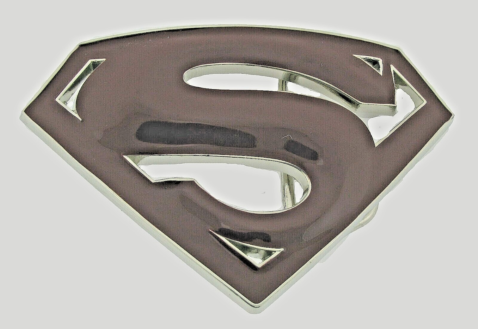 Superman Belt Buckle DC Comics Original Superhero Cosplay Costume Burgundy Metal