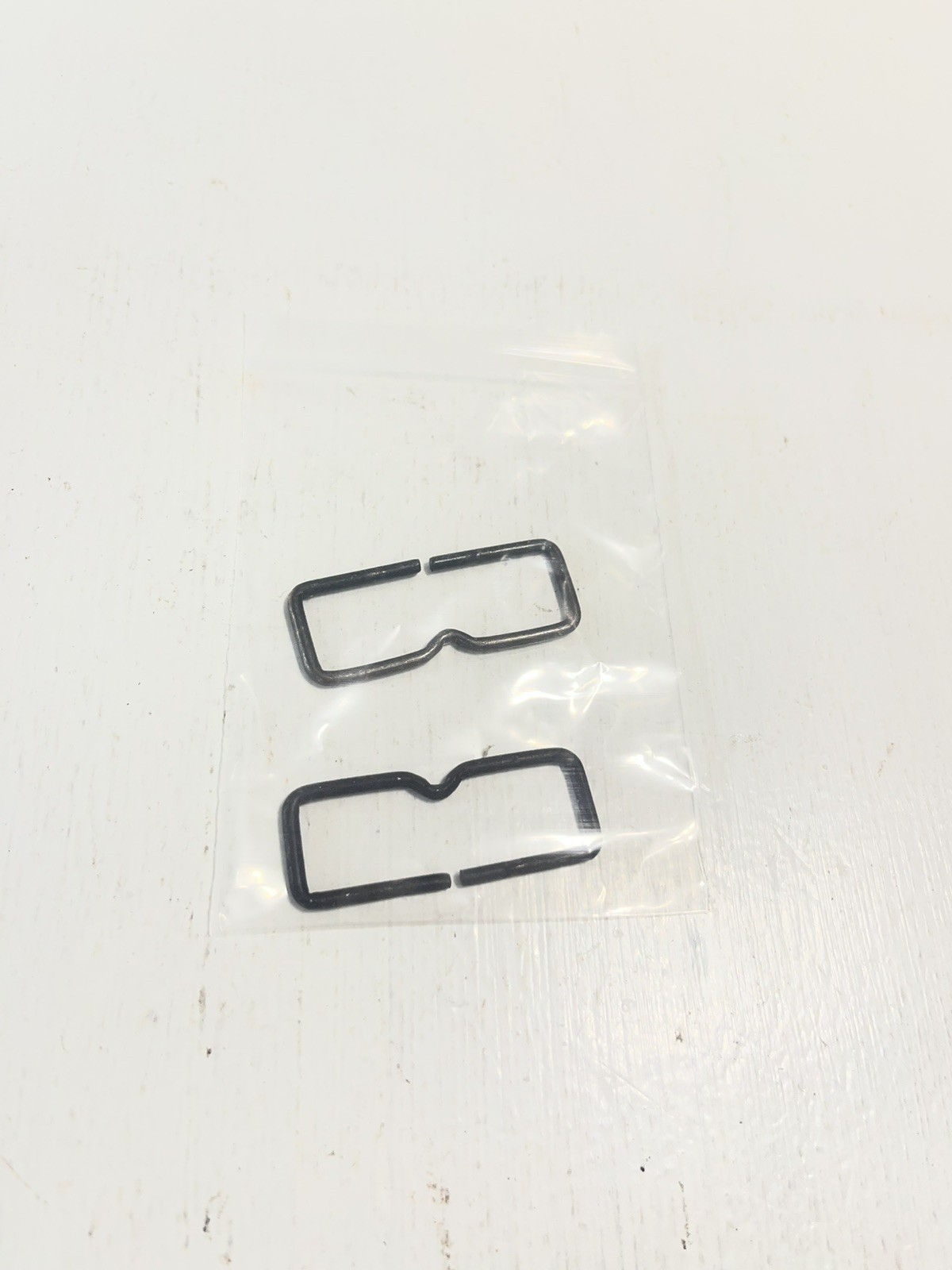 – (2) Belt Buckle Replacement Belt Loops Steel Bronze Color Fits 1 5/8 Belt