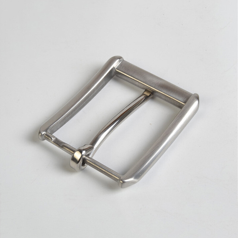 1x DIY Stainless Steel Single Prong Buckle 40mm Replacement Leather Belt Decor