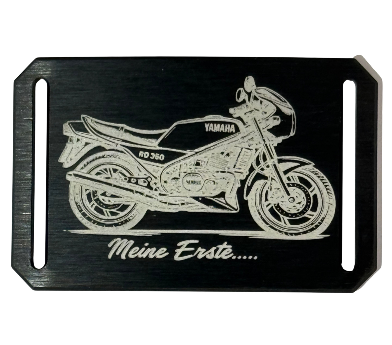 Crios Branding Belt Aluminium Buckle Yamaha RD 350 YPVS Motorcycle Vintage Legend