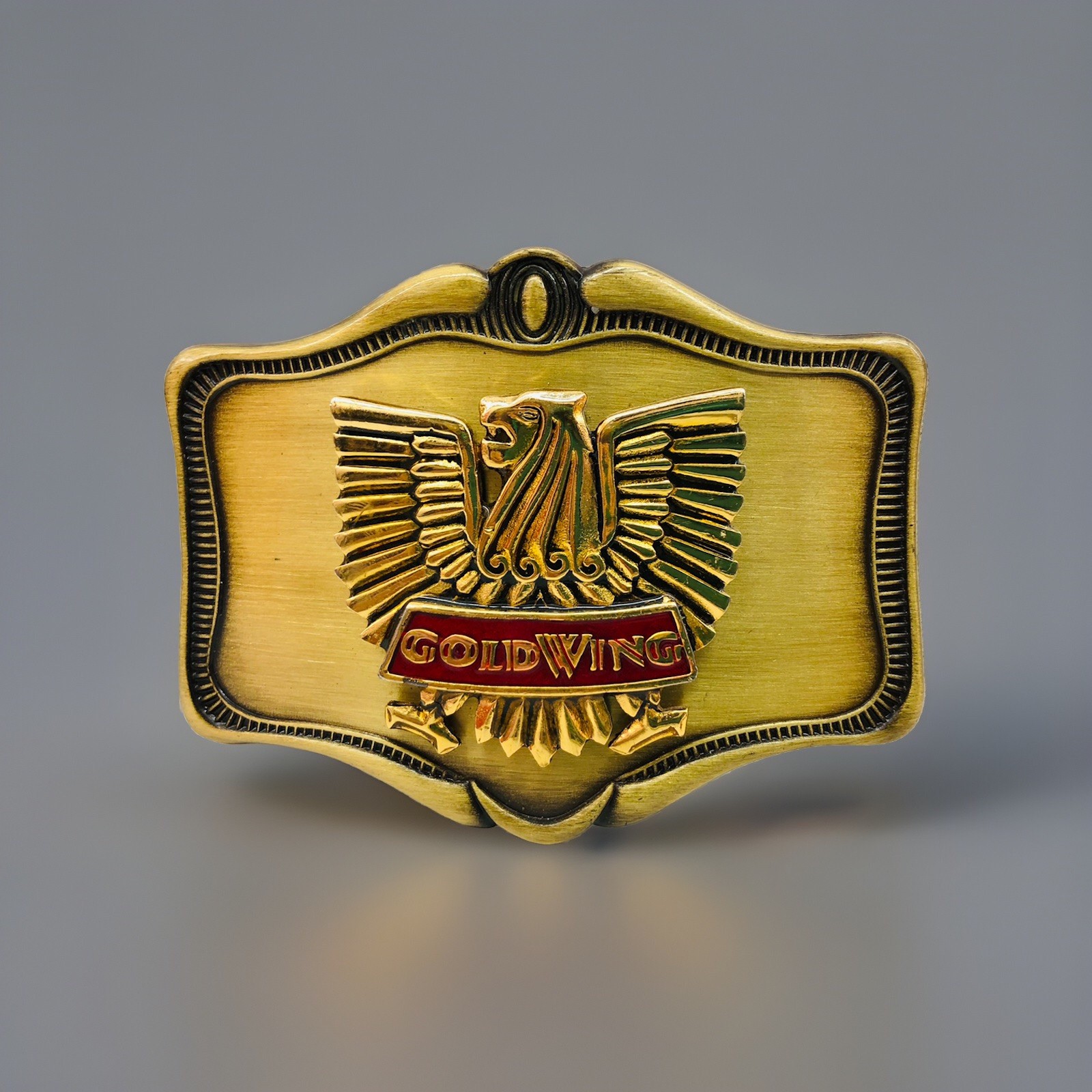 Vintage Egyptian Griffin Honda GoldWing Motorcycle Belt Buckle AHM 1978 MCM