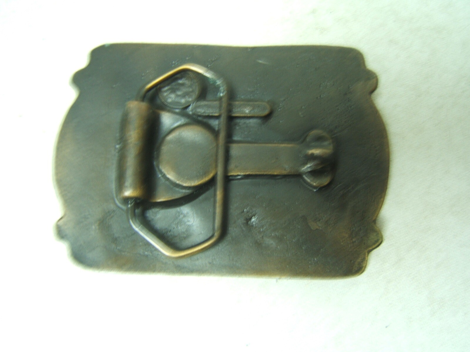 United States of American Coat of Arms Belt Buckle Cast Bronze