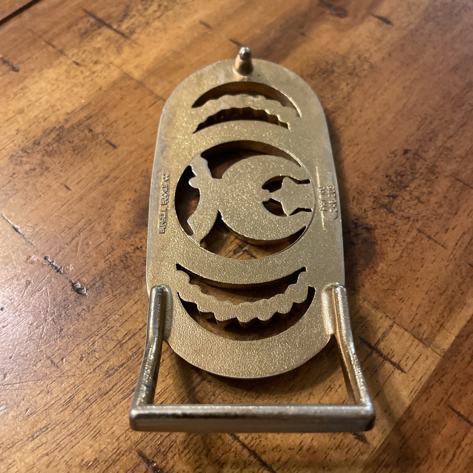 Vintage Shriners Masonic Belt Buckle Burrell Buckle Company