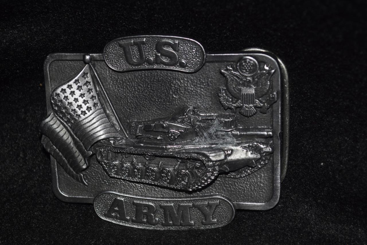 Bergamot 1982 U.S. ARMY(K-132 Hand Made In USA Pewter)Belt Buckle..