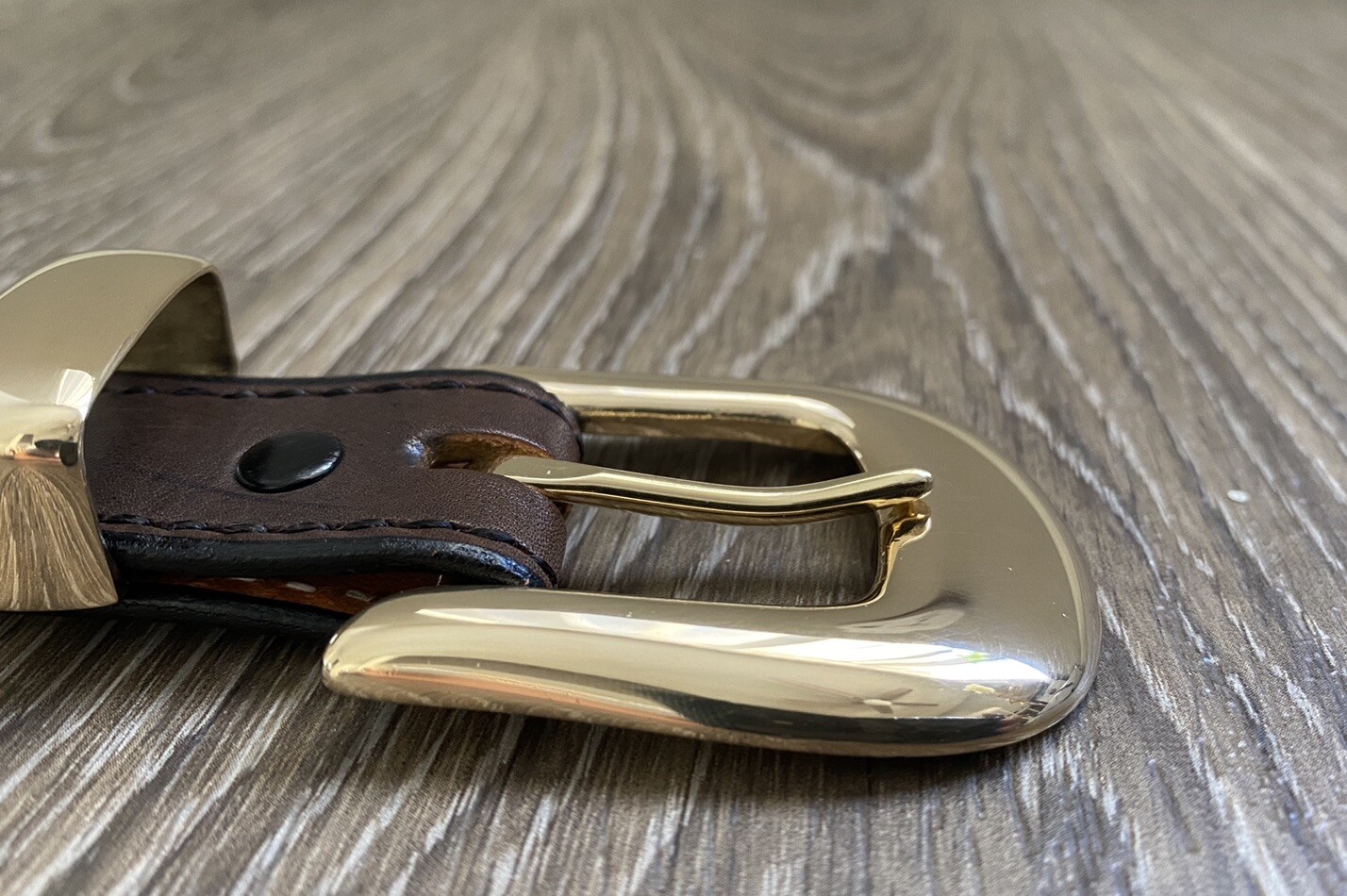 Douglas Magnus 14k Solid Gold XL Belt Buckle Set ✅