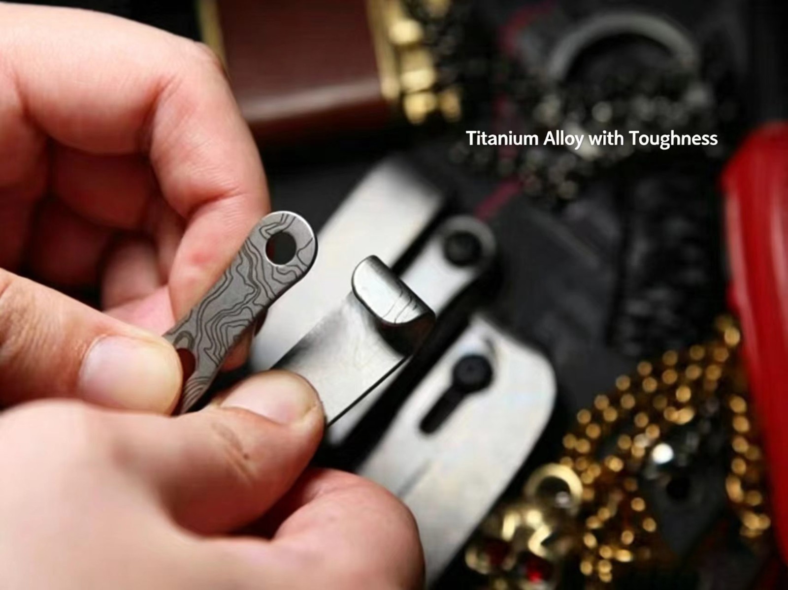NEW Titanium Alloy Belt Clip Kydex Plate Clip Pocket Clip Waist Clip Hook Buckle