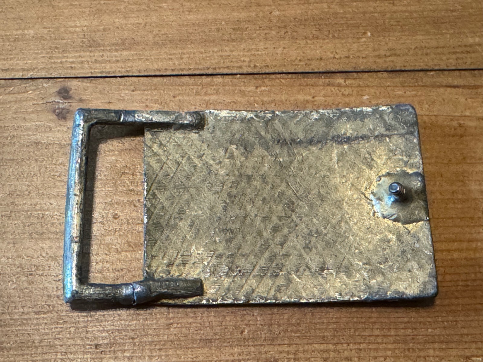 Vintage Levi Strauss & Co. Original Rivited Rectangular Belt Buckle