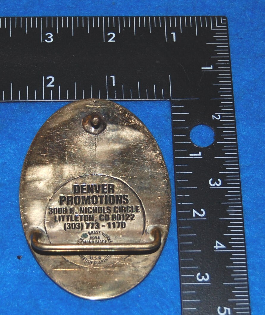 Construction Safety Team Denver International Airport 1990-1994 Belt Buckle