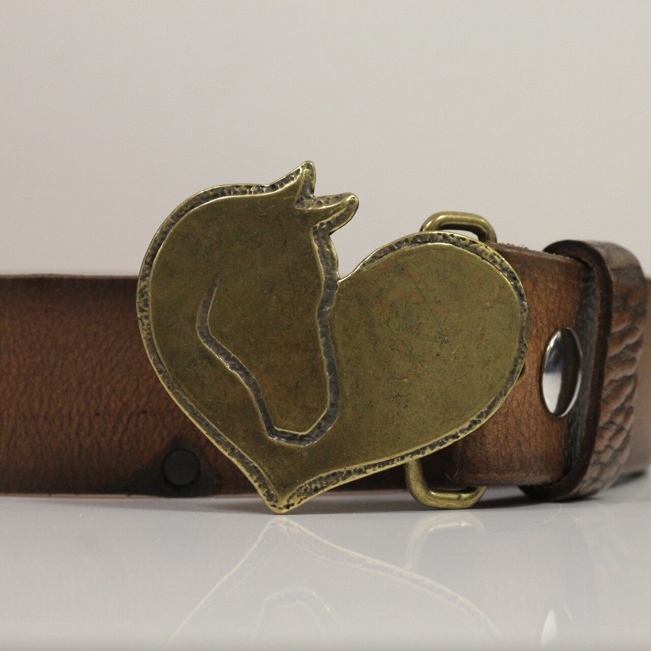 Belt buckle horse head buckle removable buckle belt buckle old brass