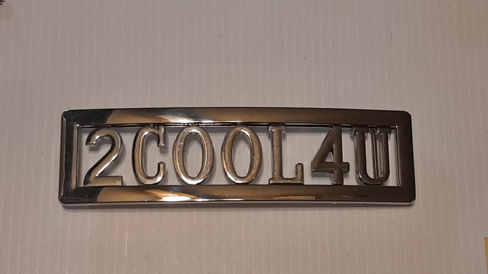 2COOL4U 2 SEXY 4 U CUSTOM Belt Buckle-Put ANY LETTERS &/OR NUMBERS on Buckle