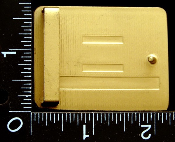 MG12150 VINTAGE *LEAGUE ABC AWARD* MOST IMPROVED AVERAGE BELT BUCKLE