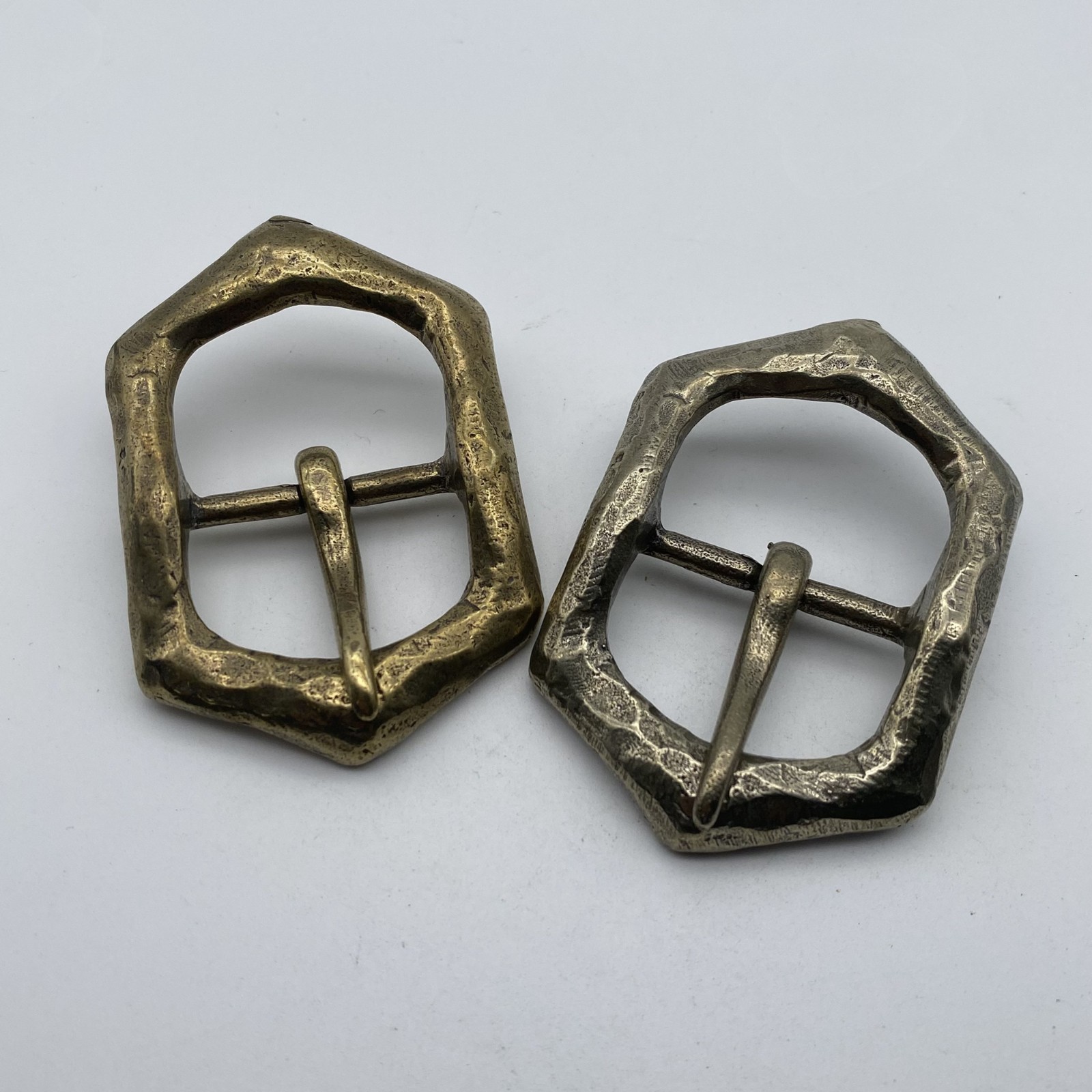 Antique Copper Casted Buckle,Retro Brass Plain Buckle