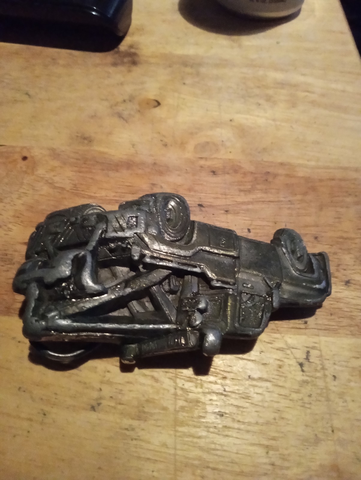 Towtruck Belt Buckle 1980 235, the great American Belt Buckle Company Vintage