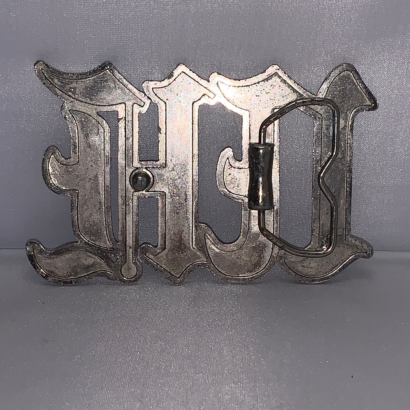 HUx Soldier Band Music Belt Buckle EUC