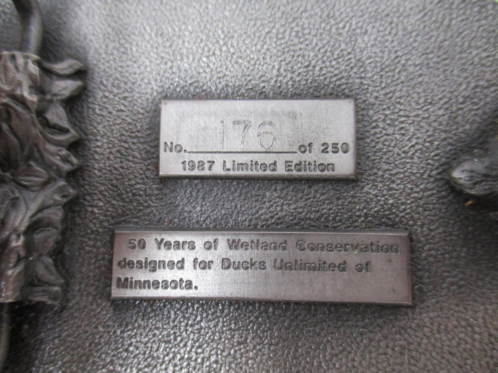 Vintage Ducks Unlimited Belt Buckle Mens Siskiyou Silver 50 Years Minnesota 1987
