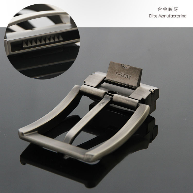 1PCS Silver Gray Quality Pin Buckle for Mens Belt #94155