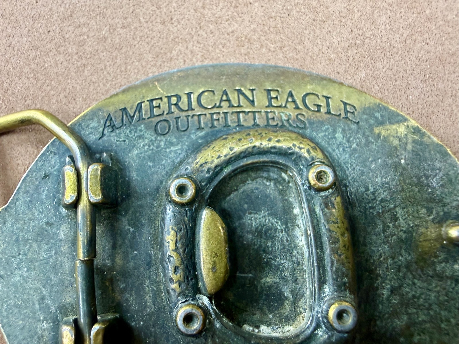 American Eagle Outfitters Spreading Wings Engraved Advertising Promo Belt Buckle