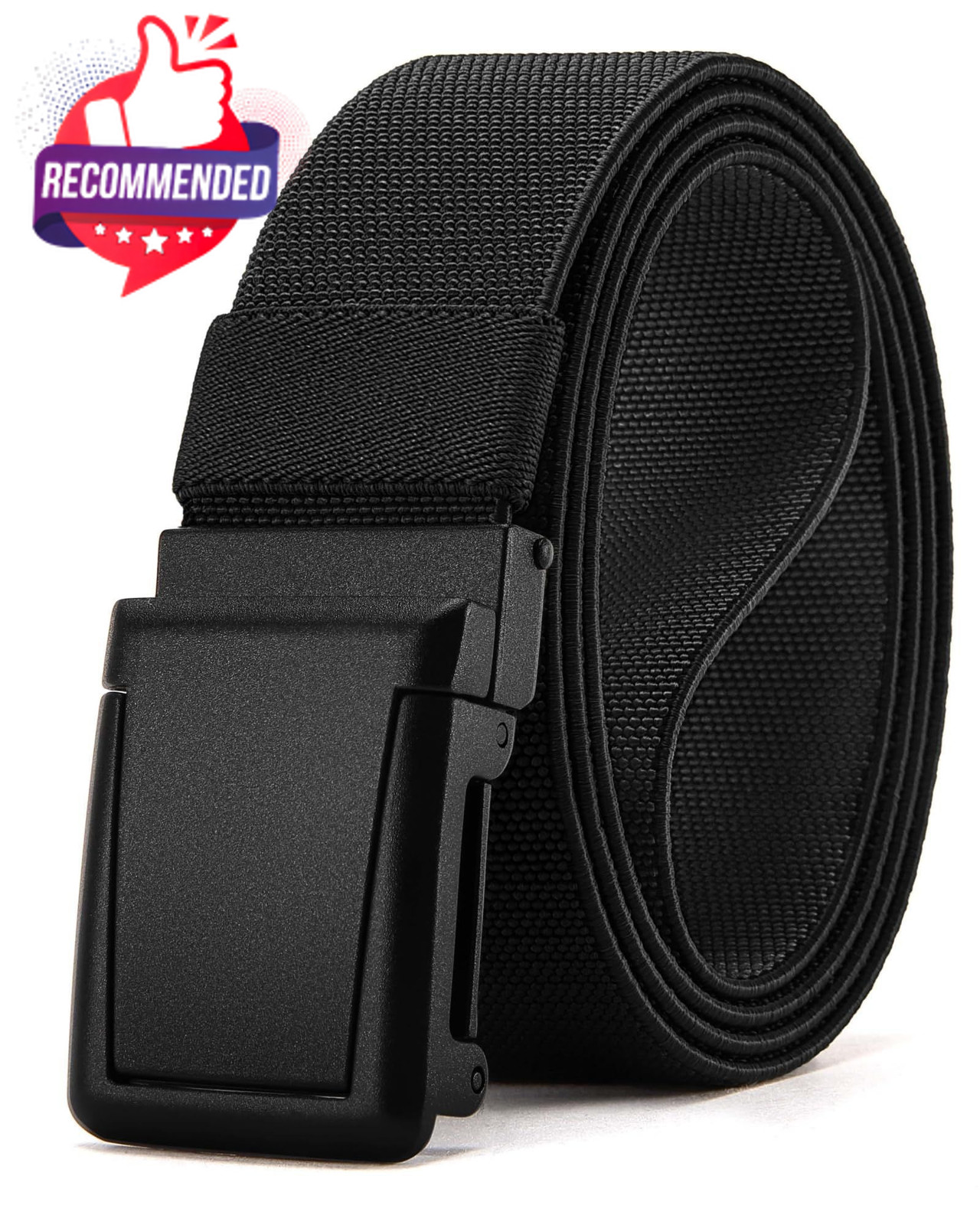 Tactical Belt Men – 1.5&Prime; Stretch Work Belt With Zinc Alloy Buckle | Quick