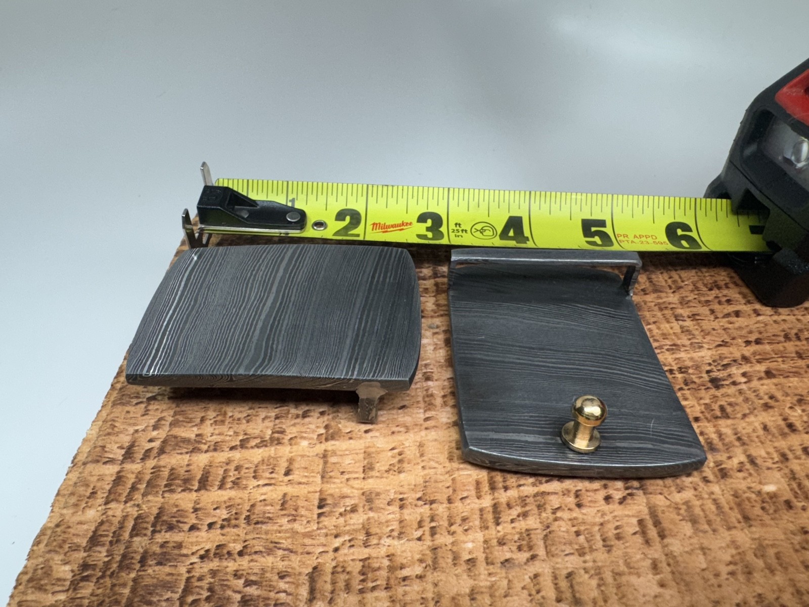 Hand Forged Damascus steel Fancy Belt Buckle – LKforge