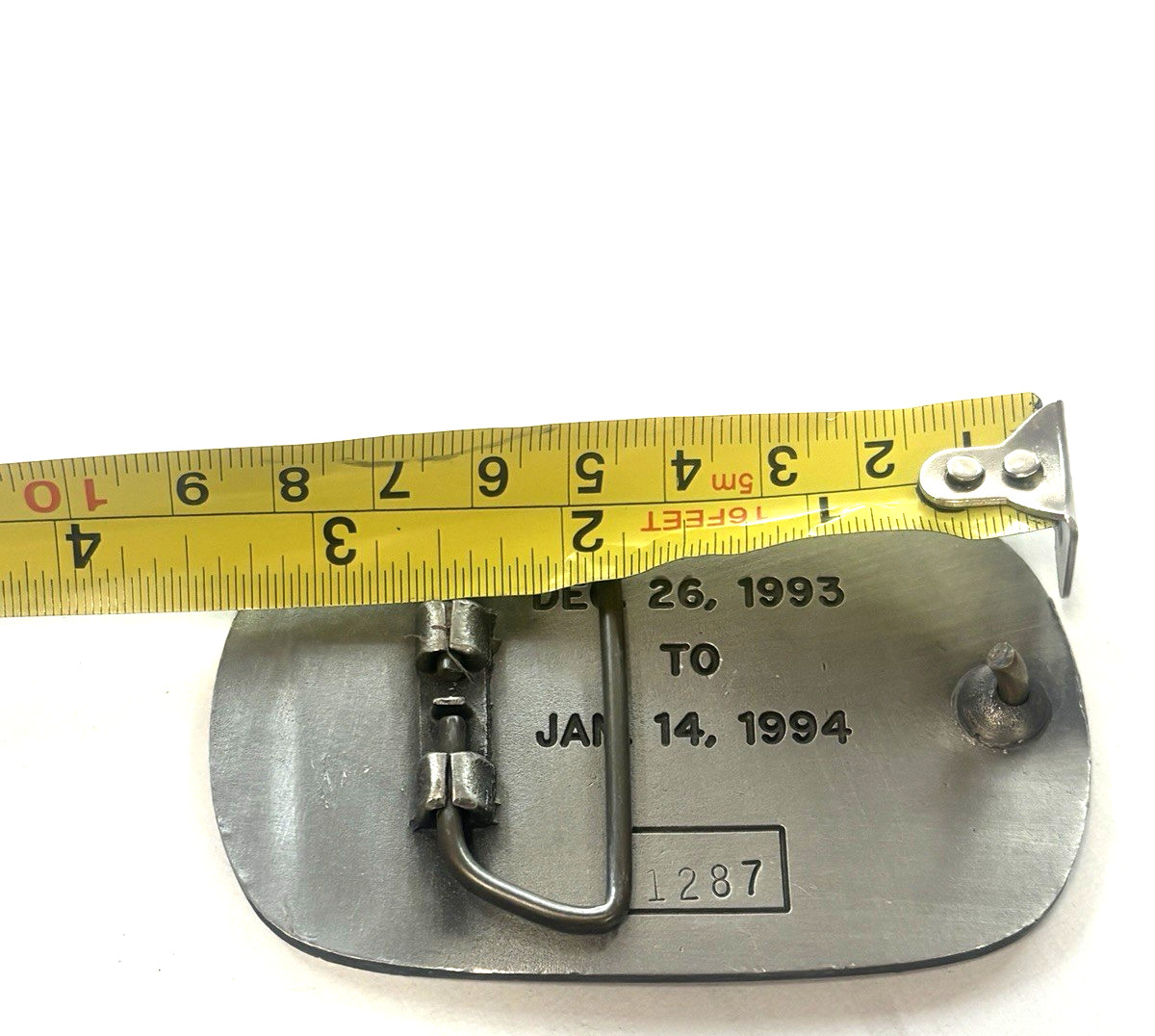 USS United States Steel Belt Buckle – Mon Valley Works Edgar Thomson 600 Heats