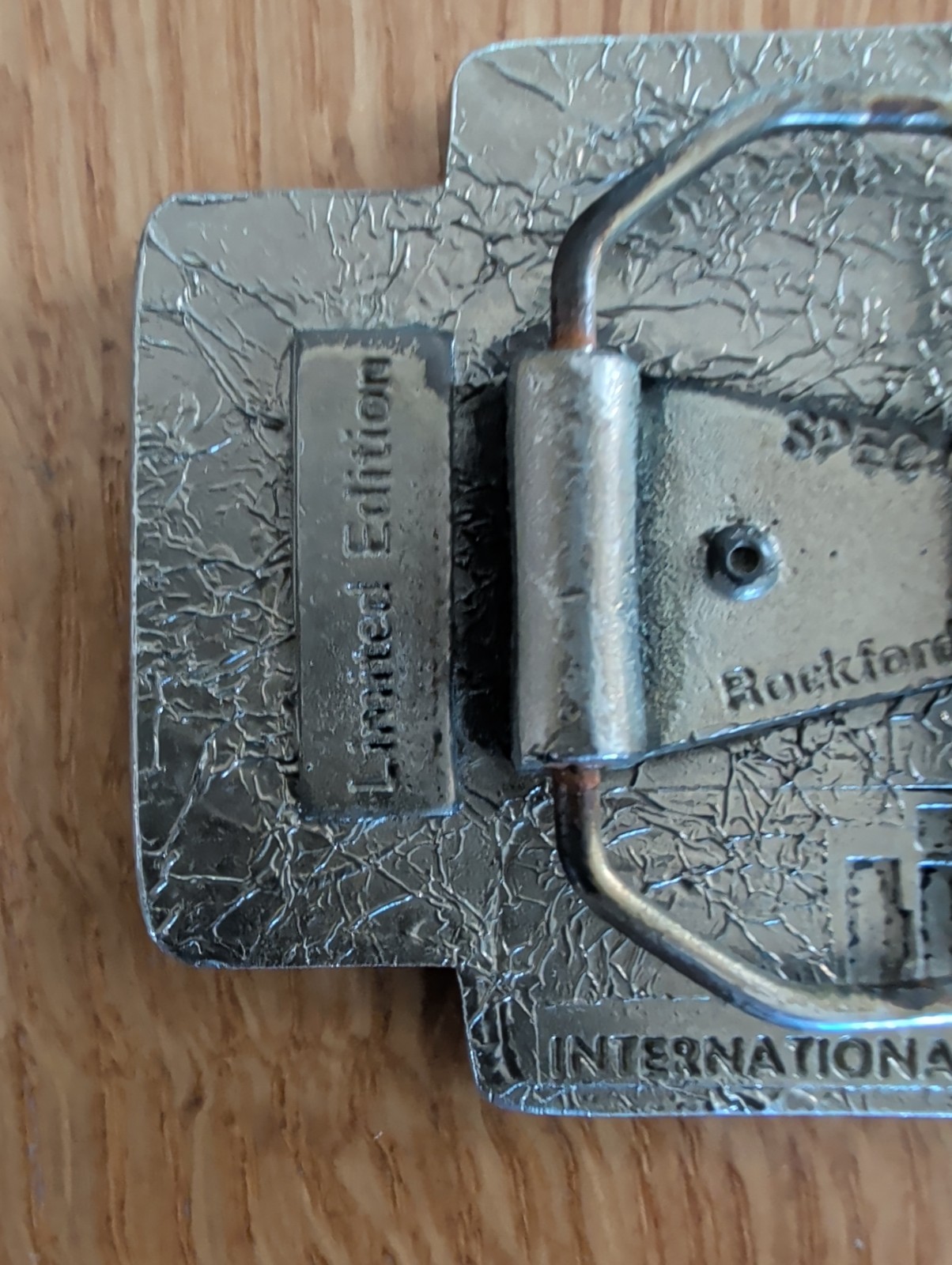 Mint – International Harvester S Series Belt Buckle Silver Truck 80s Spec-Cast