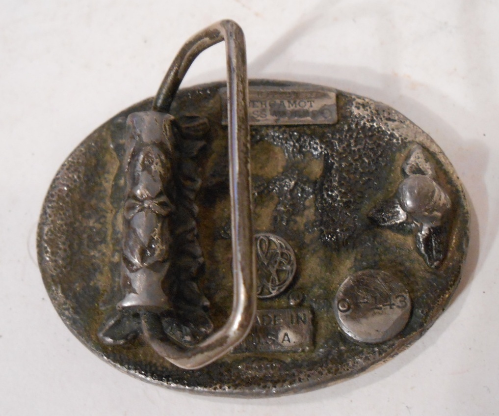 1984 Bercamot clipper sailing ship buckle 2 1/4&Prime;