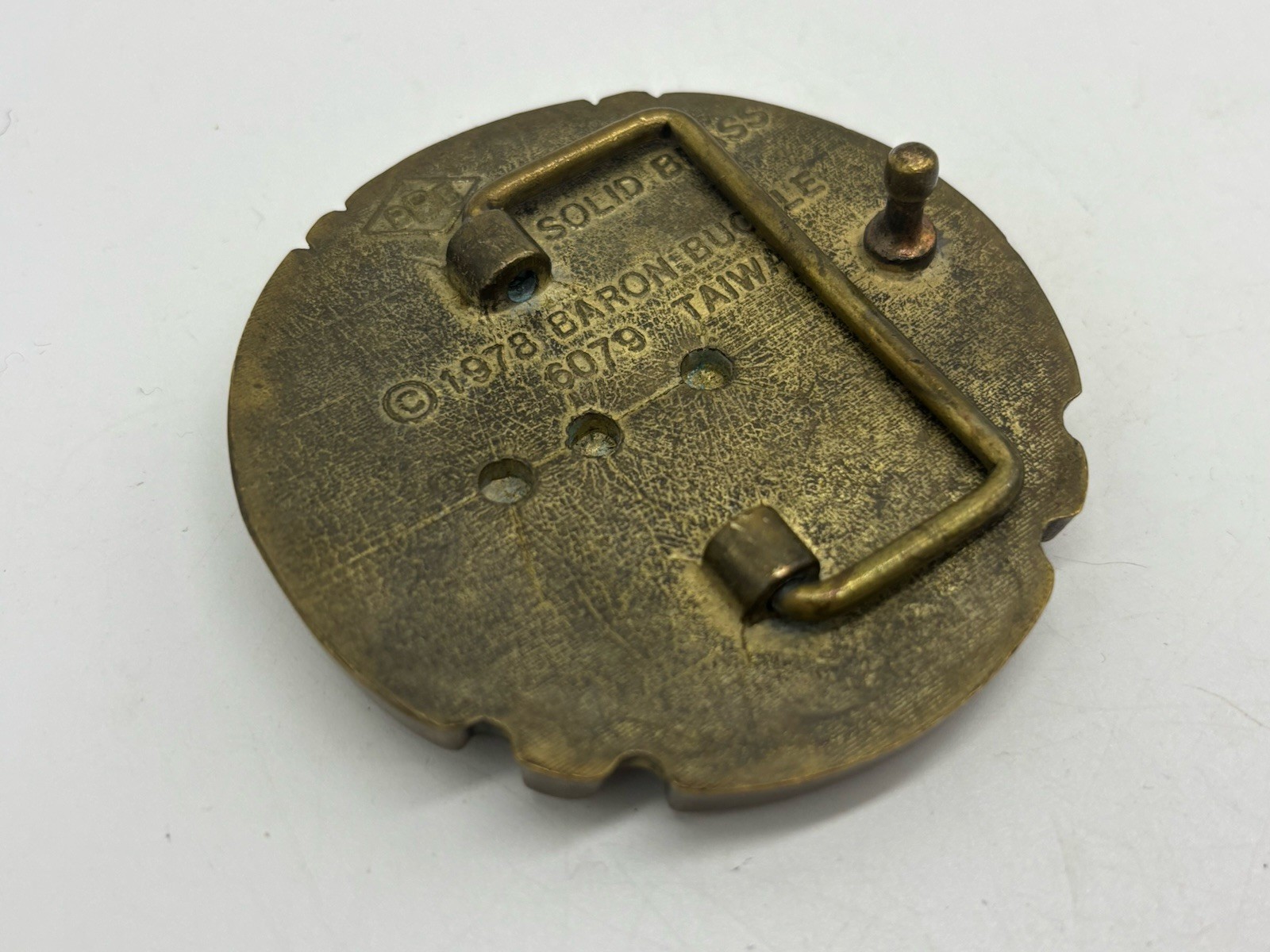 Vintage Brass Belt Buckle 1978 NRA National Rifle Association Of America 1871