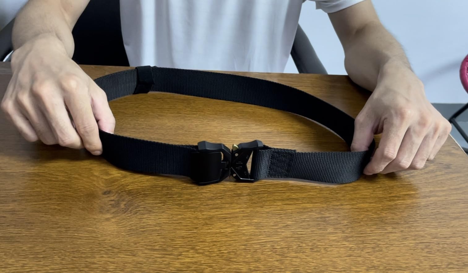 YiwerDer Nylon Belts for Men, Medium size fits Waist 36&Prime;-42&Prime;, Black