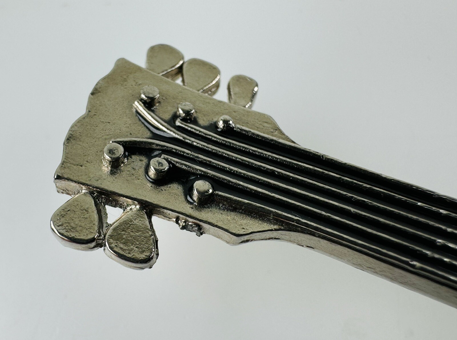 Vintage Electric Guitar Belt Buckle VEECE USA Music Instrument Black Buckle