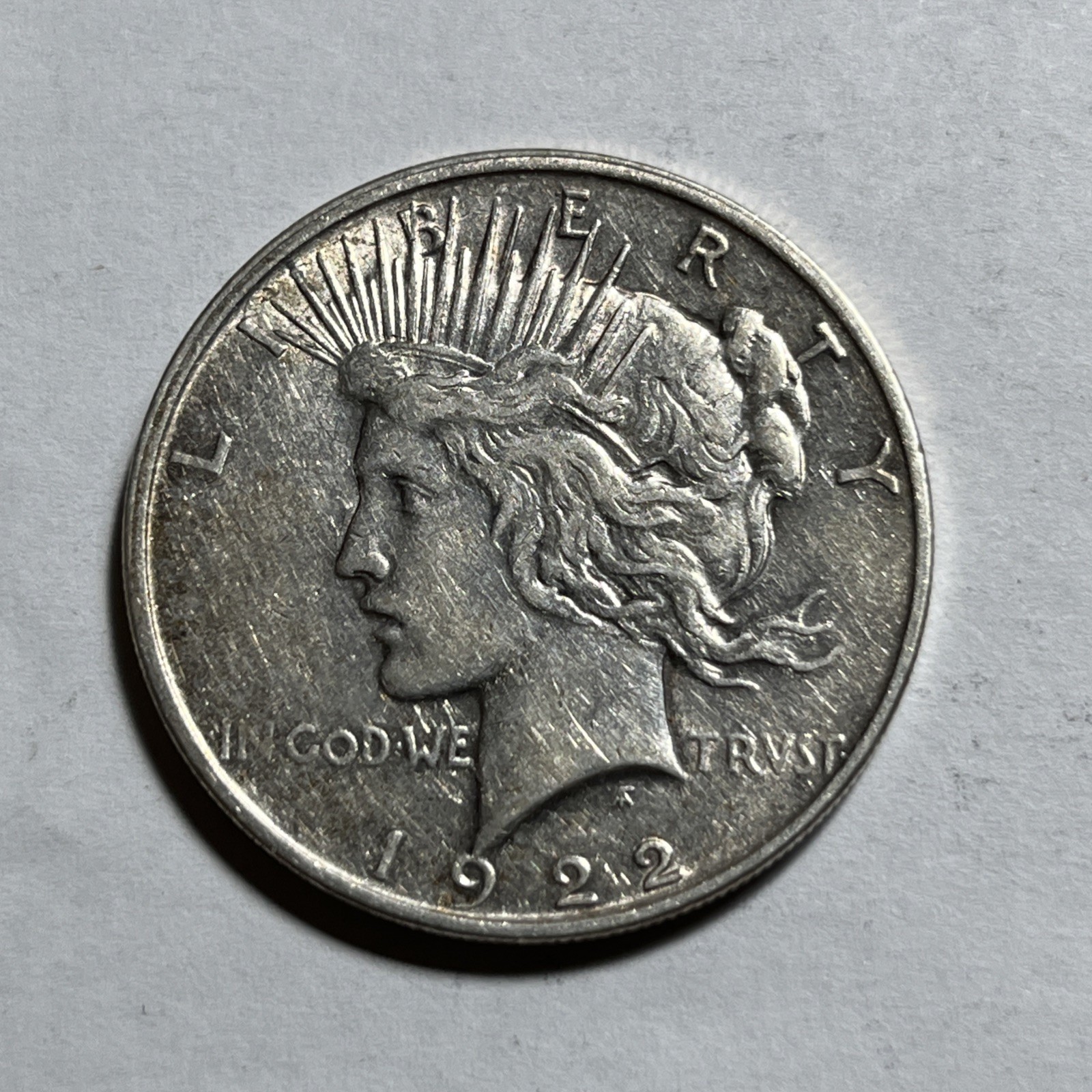 1922 vintage PEACE silver dollar WESTERN belt buckle COIN american RODEO cowboy