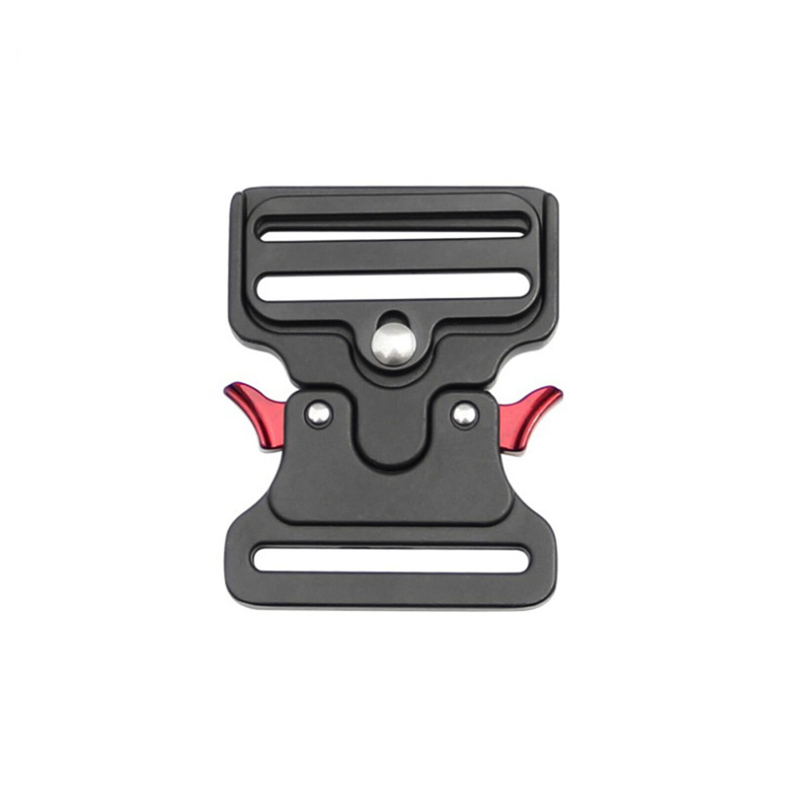 1PC Red 50mm Tactical Belt Buckles Metal Quick Release Military Straps Girdle