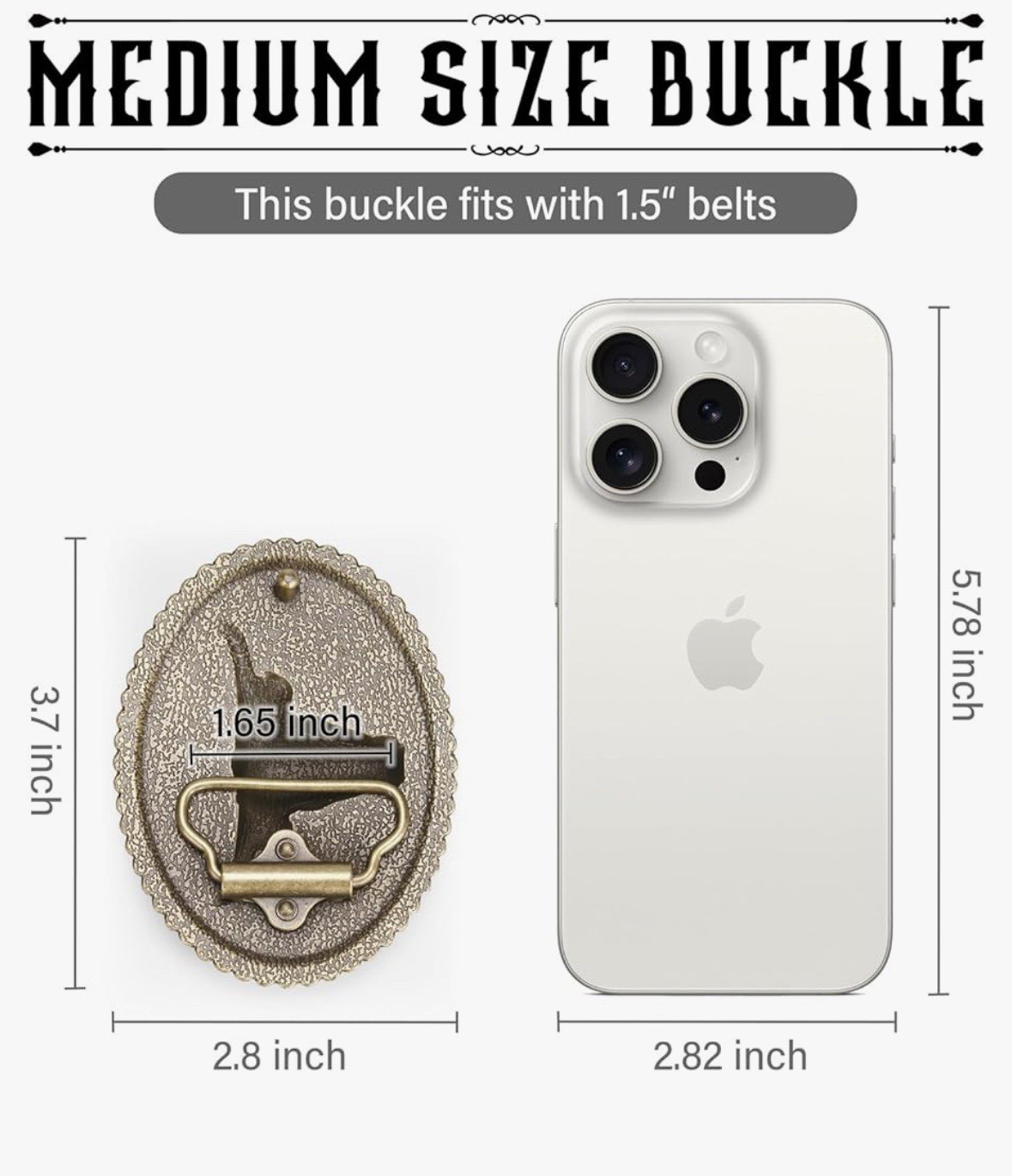 Western Cowboy Belt Buckle – Texas Bull Skull Belt Buckle for Men women