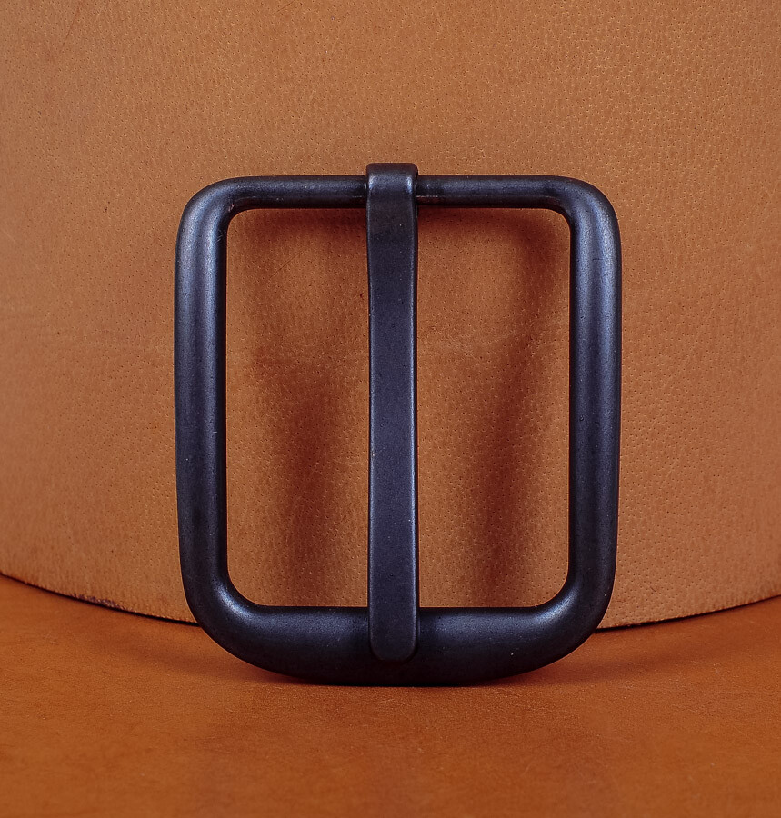 Alloy Pin Single Prong Clip Rectangular Buckle for Men Leather Belt Spare 4cm
