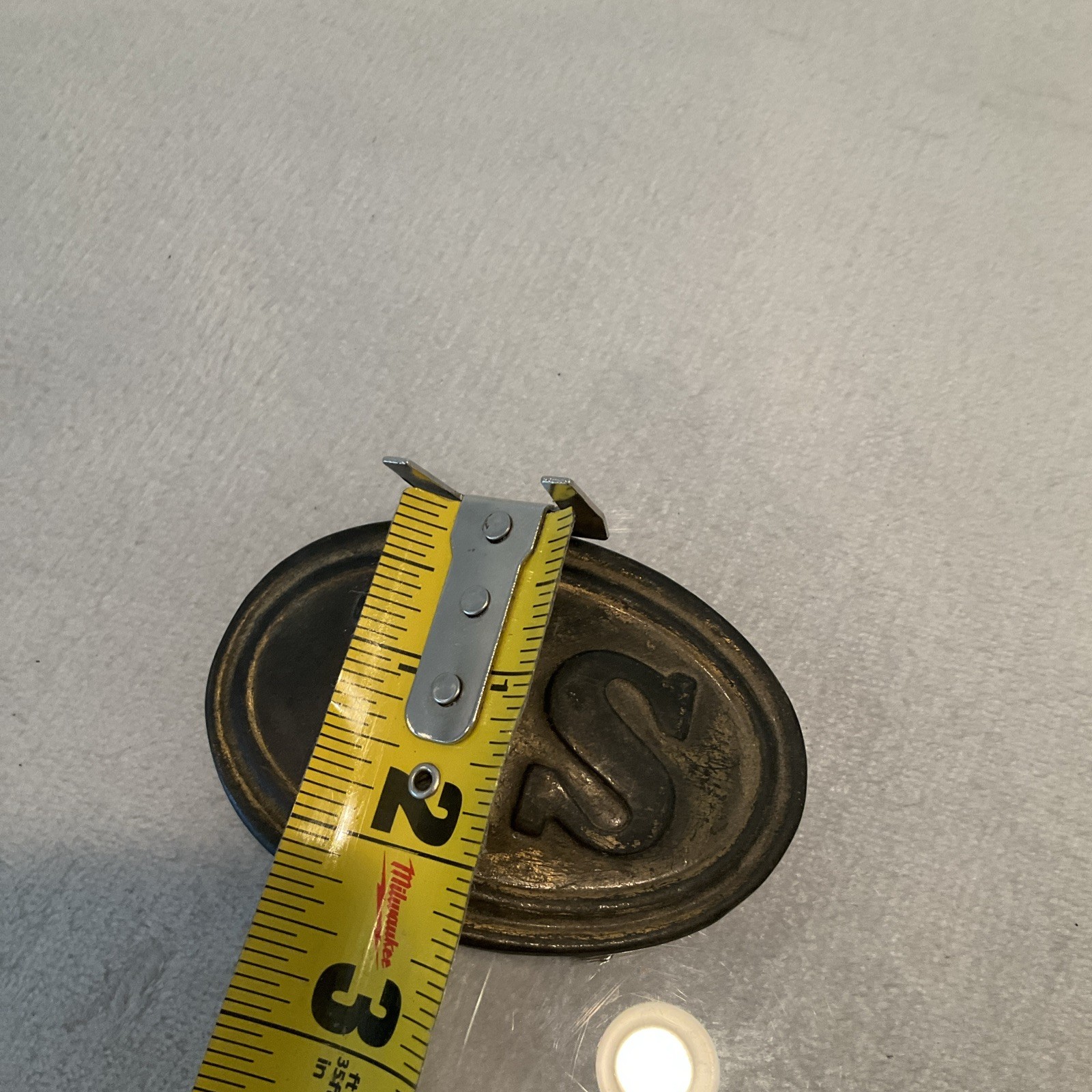 Civil War US Union Belt Buckle Brass Replica? Vintage Oval