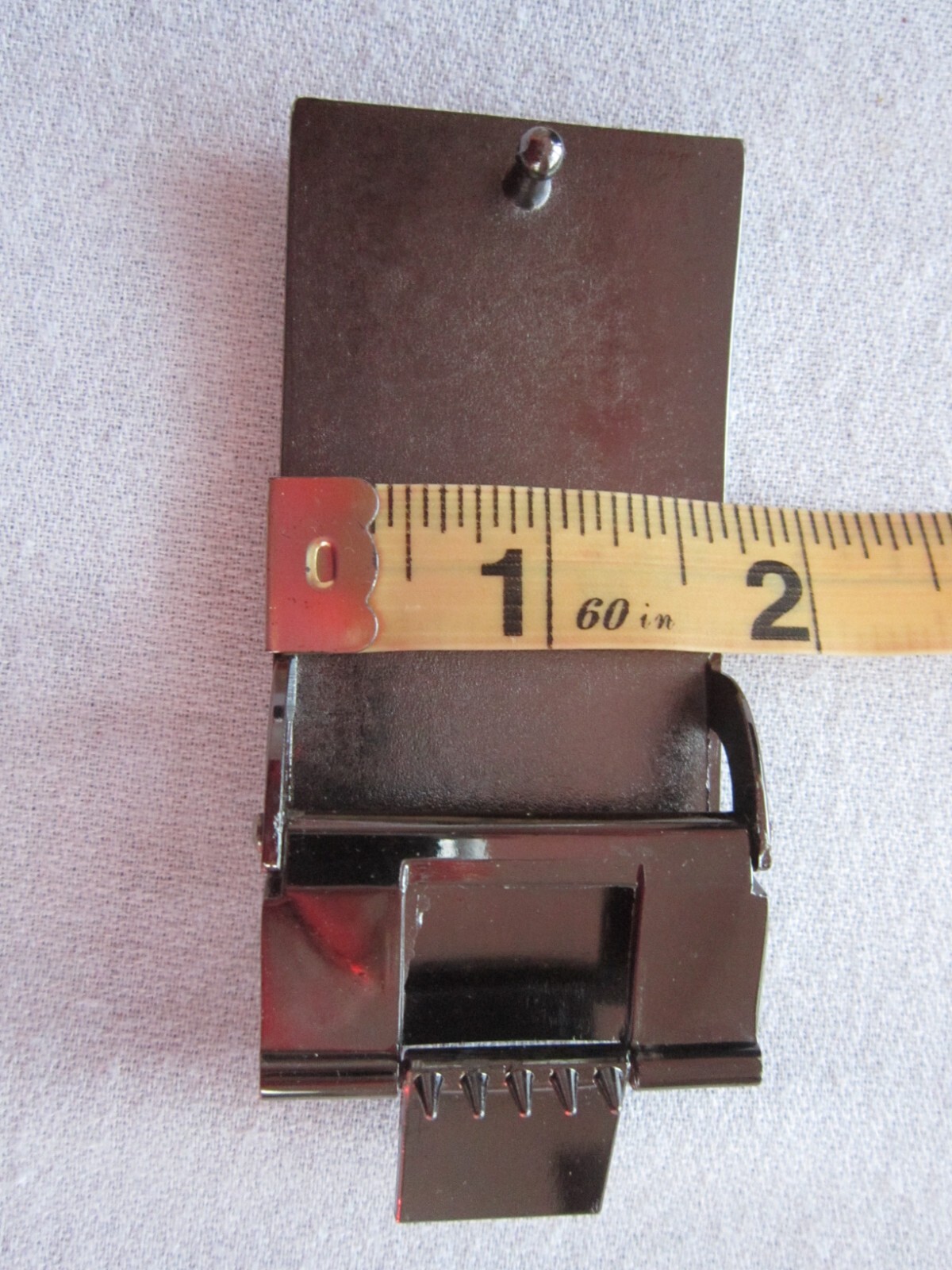 Western HORSE Bronco BELT BUCKLE Brushed METAL Slide Style Like New