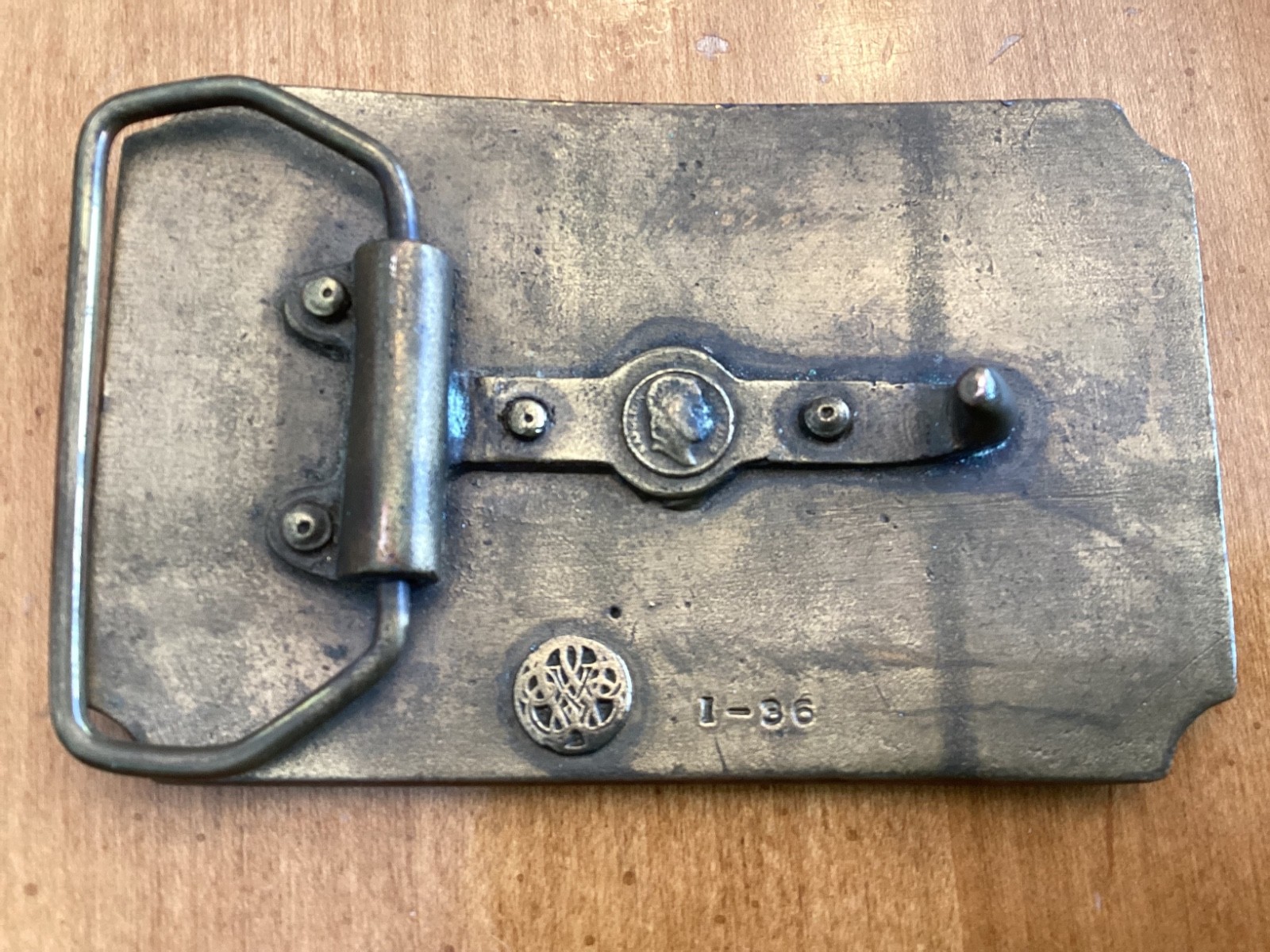 Vtg Durango to Silverton Belt Buckle Denver & Rio Grande RR