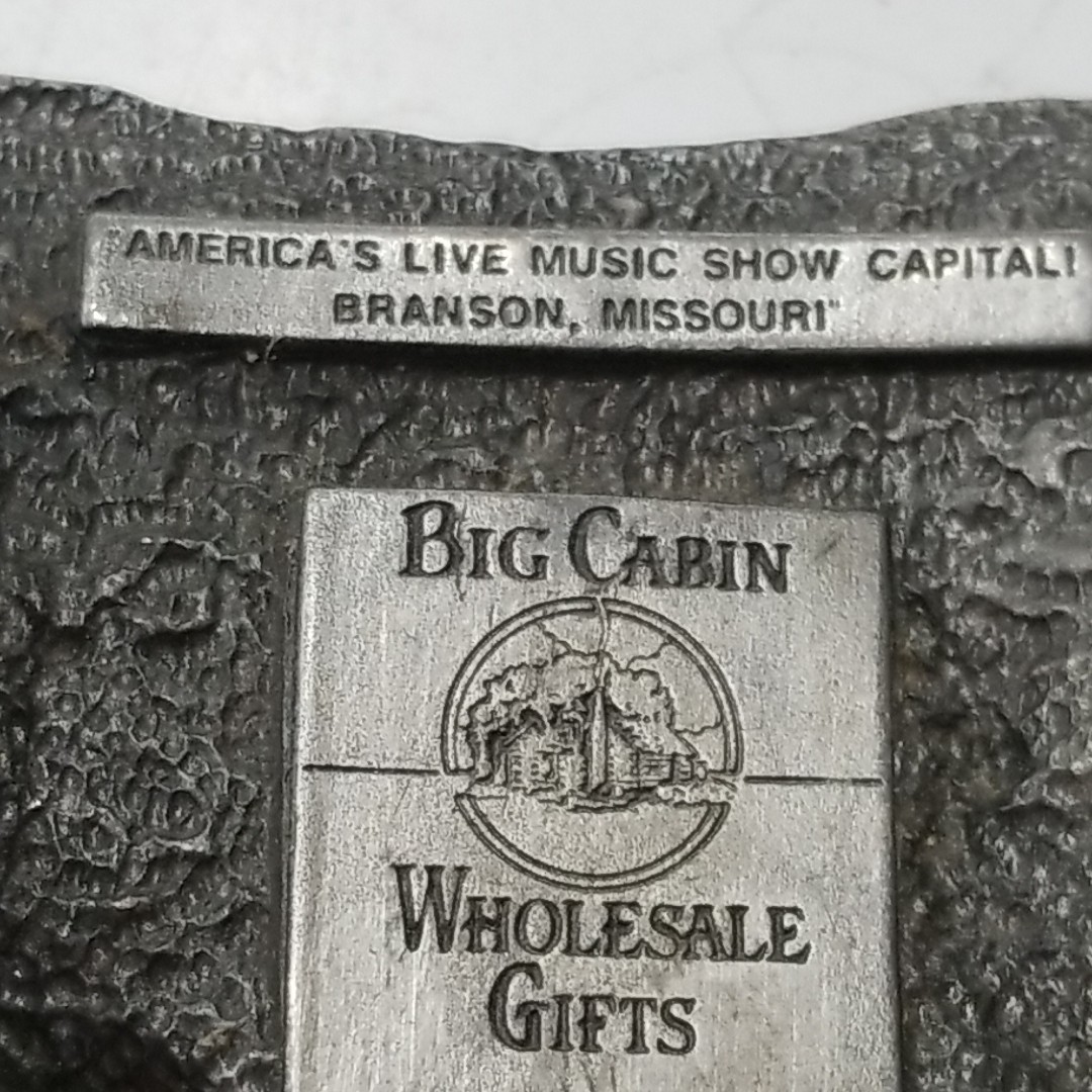 BRANSON MISSOURI Belt Buckle BC-0007~Enamel Banjo Fiddle~Big Cabin Wholesale #77